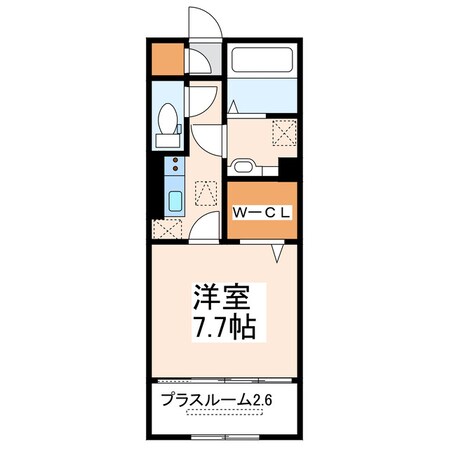 広安小学校入口 徒歩3分 1階の物件間取画像